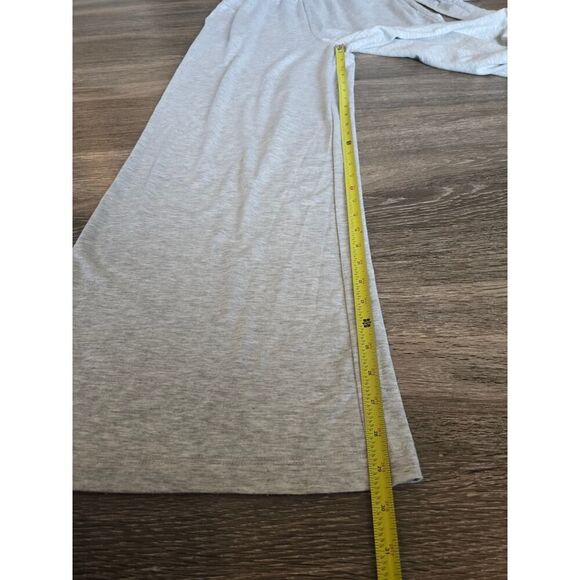 MarcβNew York Grey Sleeveless Jumpsuit Size M Soft Knit Tie Waist Pockets - Picture 8 of 10